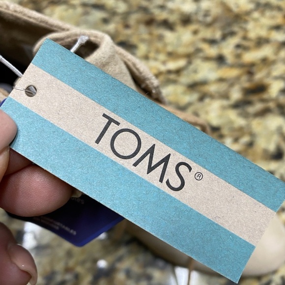 NWT TOMS Suede Wedges with Ortholite Insoles - Picture 5 of 7